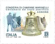 Tani Italië - Marinelli Bell Foundry, 100 jaar - Postfrisse postzegel