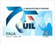 Italië - UIL 75 jaar - Postfrisse postzegel Promocja