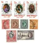 Jamaica - 9 verschillende postzegels Popularny