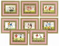 Najlepsza cena Jemen 1980 - MICHEL 1592B-1599B - 8 ongetande souvenirvelletje - Postfris