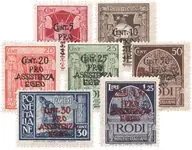 Premium Italië 1943 - Sassone 118-124 - Postfris