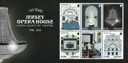 Jersey - Jersey Opera House 125 jaar - Postfris souvenirvelletje Wyprzedaż
