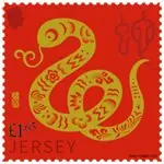 Kup teraz Jersey - Year of the snake 2025 - Postfrisse postzegel