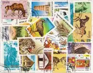 Ekspresowa dostawa Kirgistan - 55 verschillende postzegels