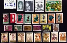 Kunst - Postzegel pakket - Gestempeld Bezpieczna płatność