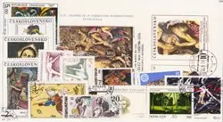 Kunst - Postzegel pakket - Gestempeld Oryginalny