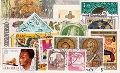 Kunst/Cultuur - Postzegel pakket - Gestempeld Zwrot pieniędzy