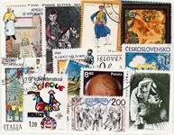 Szybka dostawa Kunst/Cultuur - Postzegel pakket - Gestempeld