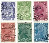 Liechtenstein - 1917 - Michel4/9, gebruikt Tani