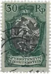 Zwrot pieniędzy Liechtenstein - 1921 - Michel55, gebruikt