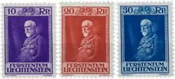 Zwrot pieniędzy Liechtenstein - 1933 - Michel122/124, ongebruiktmet plakker