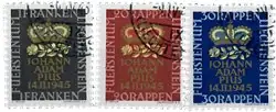 Liechtenstein - 1945 - Michel240/242, gebruikt Zwrot pieniędzy