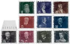 Liechtenstein - 1948 - Michel257/266 - Gebruikt Tylko dziś