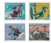 Liechtenstein - 1955 - Michel334/337, postfris Rabat