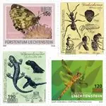 Liechtenstein - Insects - Postfrisse serie van 4 Premium