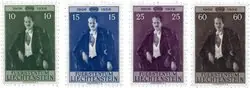 Szybka dostawa Liechtenstein - 1956 - Michel348/351, postfris