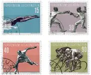 Liechtenstein - 1958 - Michel365/368, gebruikt Oferta