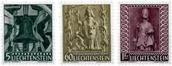 Tylko dziś Liechtenstein - 1959 - Michel386/388, postfris