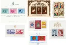 Zwrot pieniędzy Liechtenstein - 7 verschillende postfrisse souvenirvelletjes