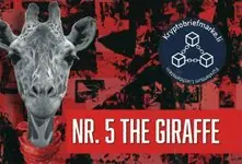 Liechtenstein - Crypto postzegels - No 5 Girafe - Postfris souvenirvelletje Tani