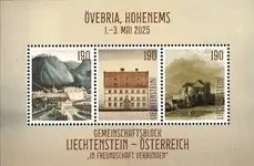 Liechtenstein - ÖVEBRIA 2025 Hohenems - Postfris souvenirvelletje Bezpieczna płatność