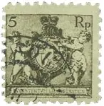 Liechtenstein 1921 - Michel 48A - Gebruikt Tylko dziś