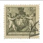 Popularny Liechtenstein 1921 - Michel 48B - Gebruikt