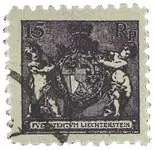 Oryginalny Liechtenstein 1921 - Michel 52A - Gebruikt