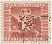 Autentyczny Liechtenstein 1947 - Michel 252 - Gebruikt