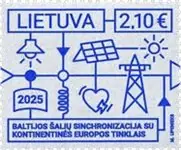Ekspresowa dostawa Litauen - Baltische integratie in het Europese Stroomnet - Postfrisse postzegel - Postfris