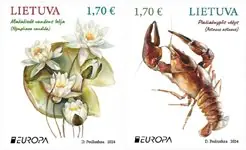 Tani Litouwen - EUROPA 2024 Underwater Fauna & Flora - Postfrisse serie van 2