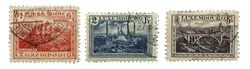 Luxemburg - Michel 134-136 - Gebruikt Oryginalny