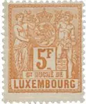 Luxemburg 1882 - Michel 56 - Ongebruikt Rabat