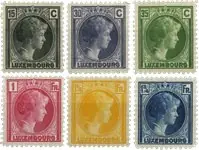 Ekspresowa dostawa Luxemburg 1930 - Michel 221-226 - Ongebruikt
