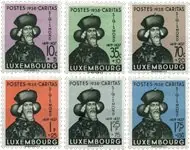 Luxemburg 1938 - Michel 315-20 - Ongebruikt Kup teraz