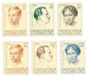 Luxemburg 1939 - Michel 333-38 - Postfris Zwrot pieniędzy