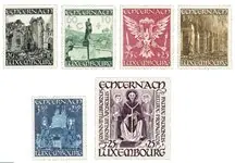 Luxemburg 1947 - Michel 417-22 - Postfris Oryginalny