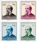 Luxemburg 1947 - Michel 427-30 - Postfris Wysoka jakość