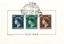 Luxemburg 1949 - Michel Blok 7 - Gebruikt Tani