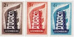 Luxemburg 1956 - MICHEL 555-557 - Postfris Niska cena