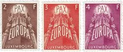 Luxemburg 1957 - Michel 572-574 - Postfris Bezpieczna płatność