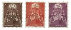 Ekspresowa dostawa Luxemburg 1957 - Michel 572-74 - Ongebruikt