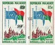 Wysoka jakość Madagascar 1968 - YT 447a en 447b - Postfris