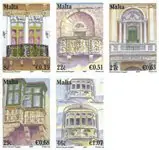 Najlepsza cena Malta - Balcony buildings - Postfrisse serie van 5