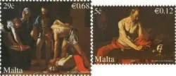 Malta - Caravaggio - Postfrisse serie van 2 Ostatnia szansa