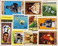 Manam - 100 verschillende postzegels - gestempeld Rabat