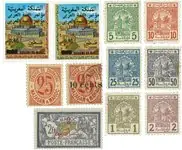 Wyprzedaż Marokko - 1 gestempelde en 10 postfrisse postzegels