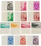 Monaco - 1948/49 - Y&T 307/13C, postfris Wyprzedaż