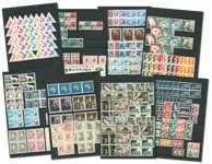 Monaco - Collectie in insteekboek 1948-1977- Postfris en gestempeld Zwrot pieniędzy