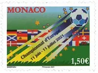 Najlepsza cena Monaco - European Football Championship - Postfrisse postzegel